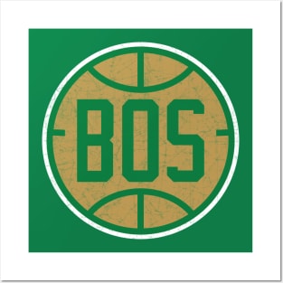 Boston Vintage Basketball Posters and Art